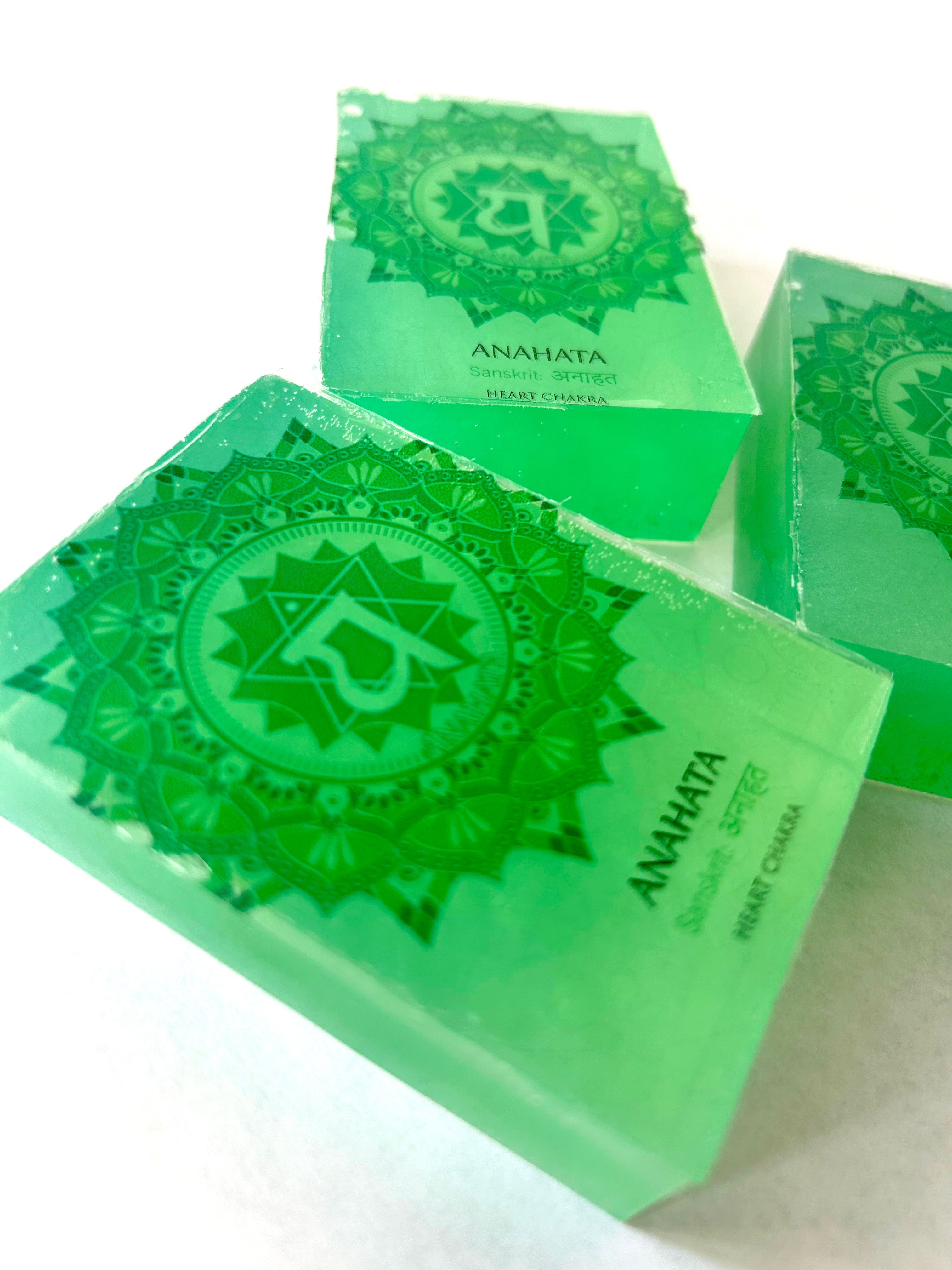 heart chakra soap